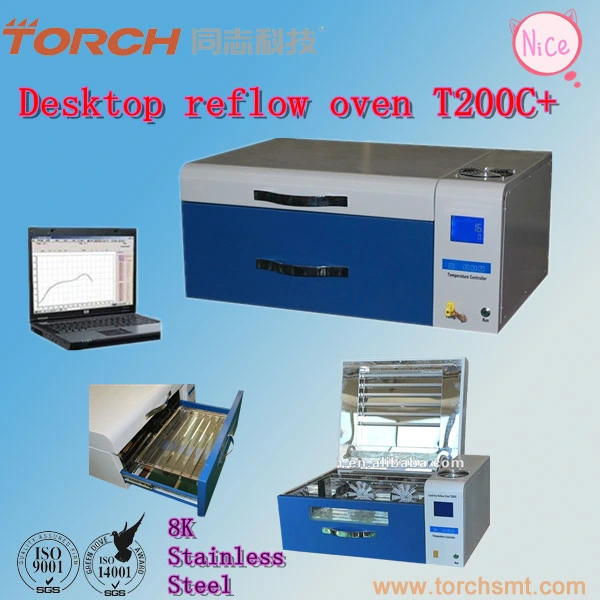 Manual SMD Assembly Line Stencil Printer+Pick and Place Machine + Reflow Oven