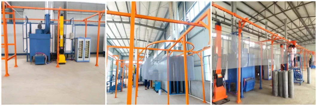 Hot Sale Powder Spray Painting Booth Wire Mesh Coating Line