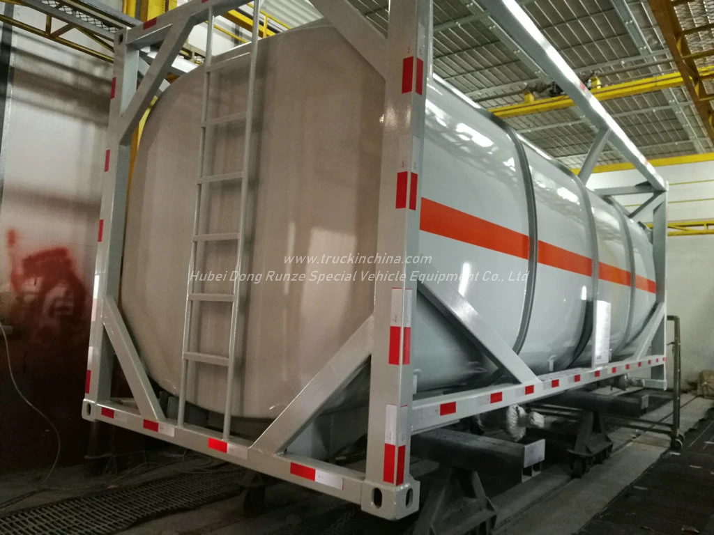 Un1790 Isotank Container for Road Tank Transport Hydrofluoric Acid (HF) Un1791 Sodium Hypochlorite, Liquid Naclo 18, 000liers -20, 000liers