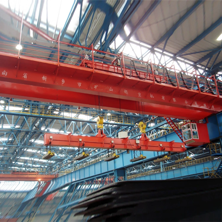 Hanging Beam Bridge Crane 10t+10t Double Hooks for Workshop