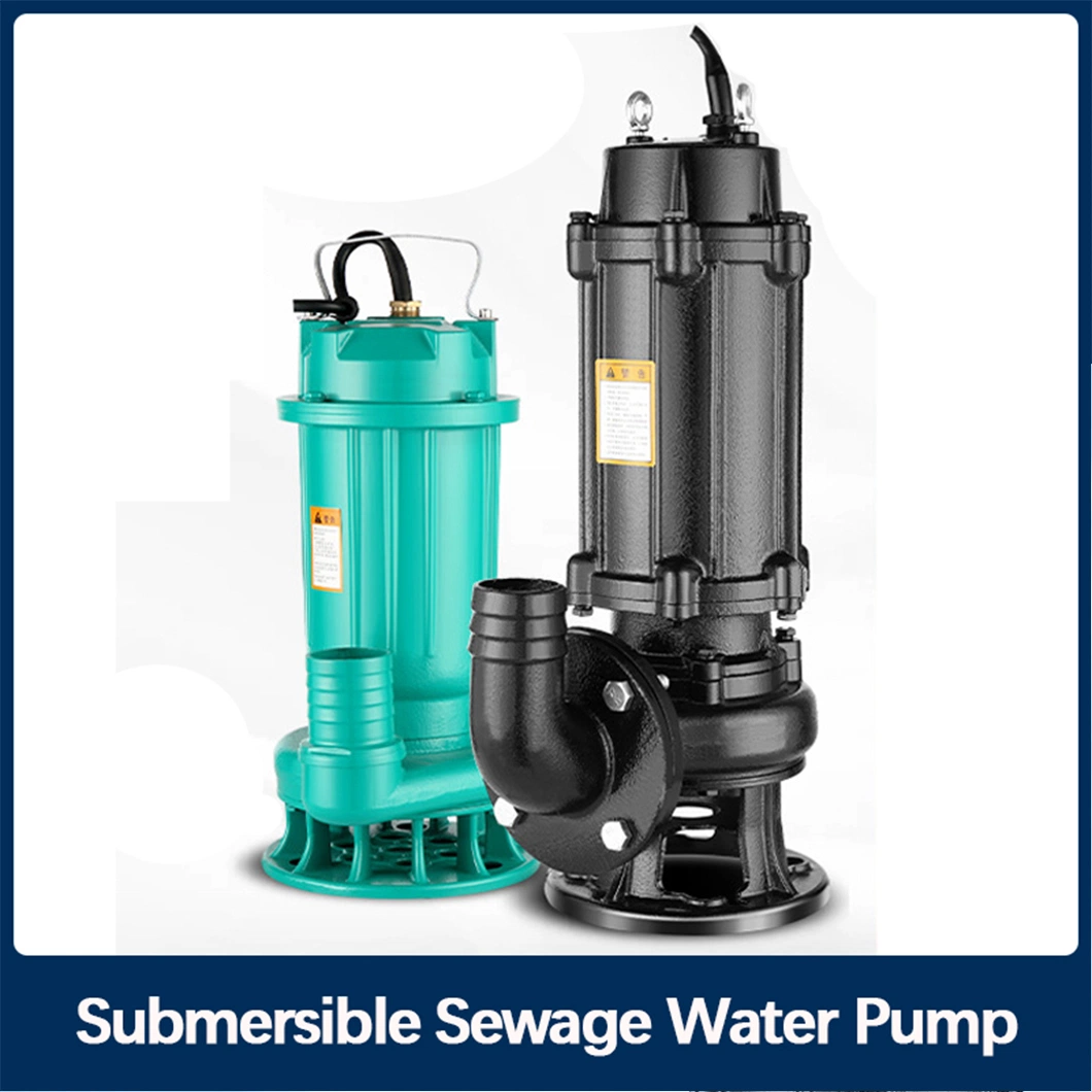Wq Qw Wqd Jywq Submersible Vertical Sewage Water Pump Sump Grinder Slurry Centrifugal Waste Water Pump