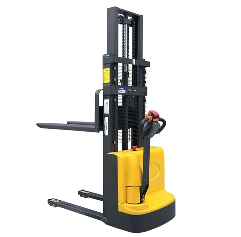 Small Forklift Electric 1/1.5/2/3 Ton Portable Self Loading Stacker