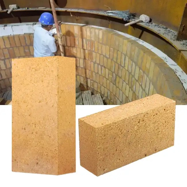 High Refractoriness Fire Clay Brick Sk32 Sk34 Sk36 Sk38 Fire Brick for Melting Furnaces