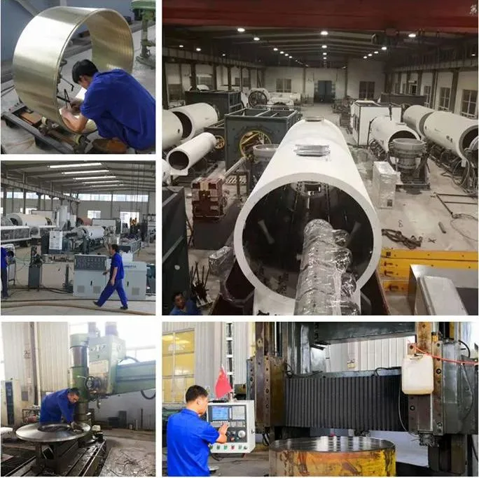 Double Wall Metal Reinforced HDPE Winding Pipe Production Line