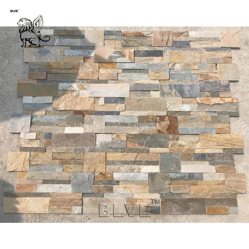 Blve Oudoor and Indoor Natural Stone Marble Wall Slab Tiles Culture Stone Wall Panel