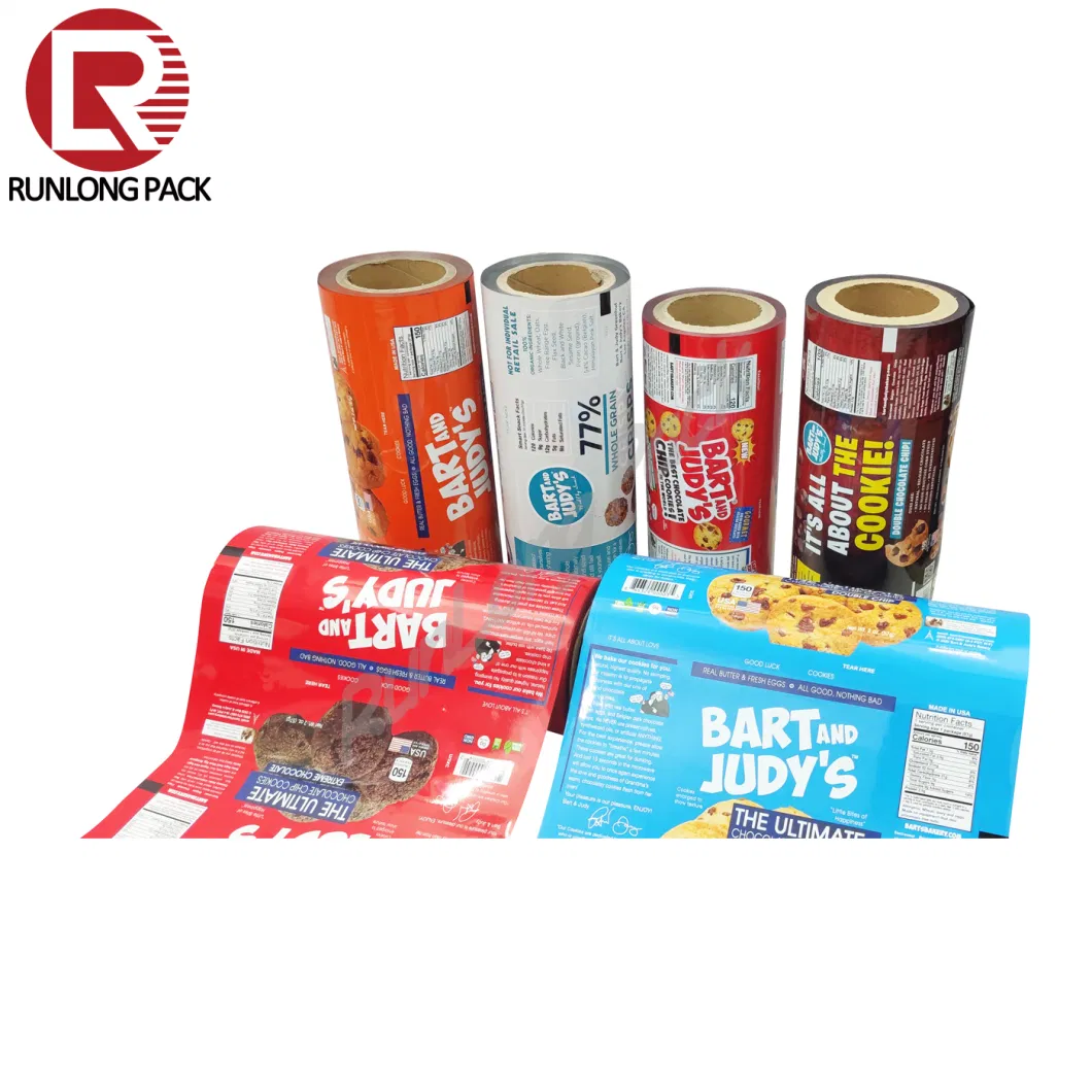Plastic Lollipop Candy Sugar Packaging Films Roll Automatic Laminating Coffee Sachet Food Packaging