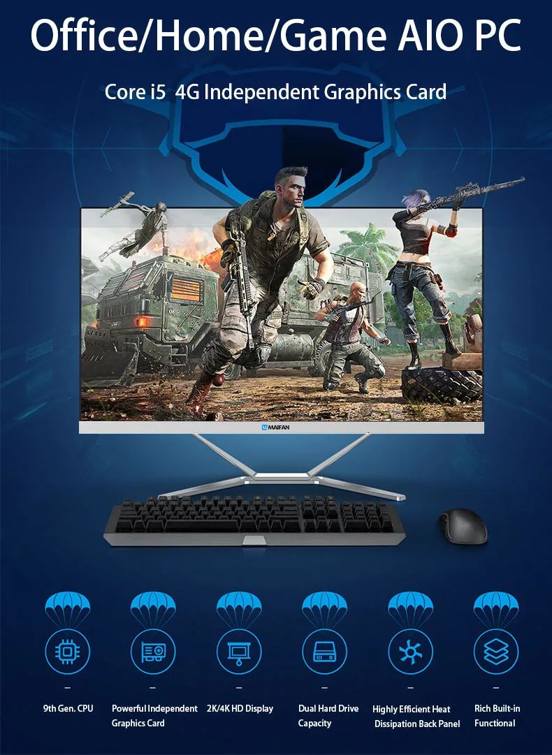 Wholesale Top Camera Gaming Computer with Video Card I9-11900f CPU