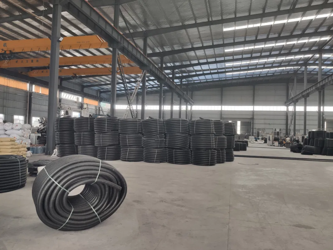 Underground Drain Water HDPE Double Wall Corrugated Pipe