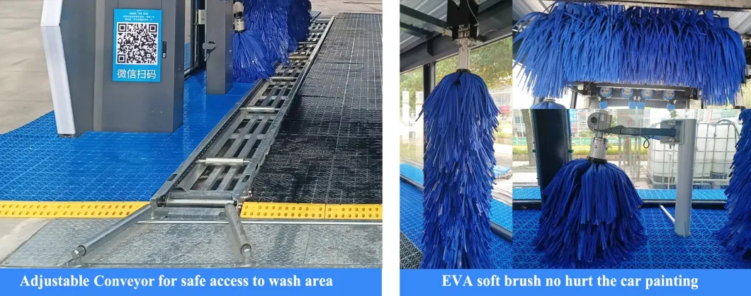 China Self Service Tunnel Car Wash Equipment Carwash Machines Automatic Car Washer Machine Tunnel with Dryer