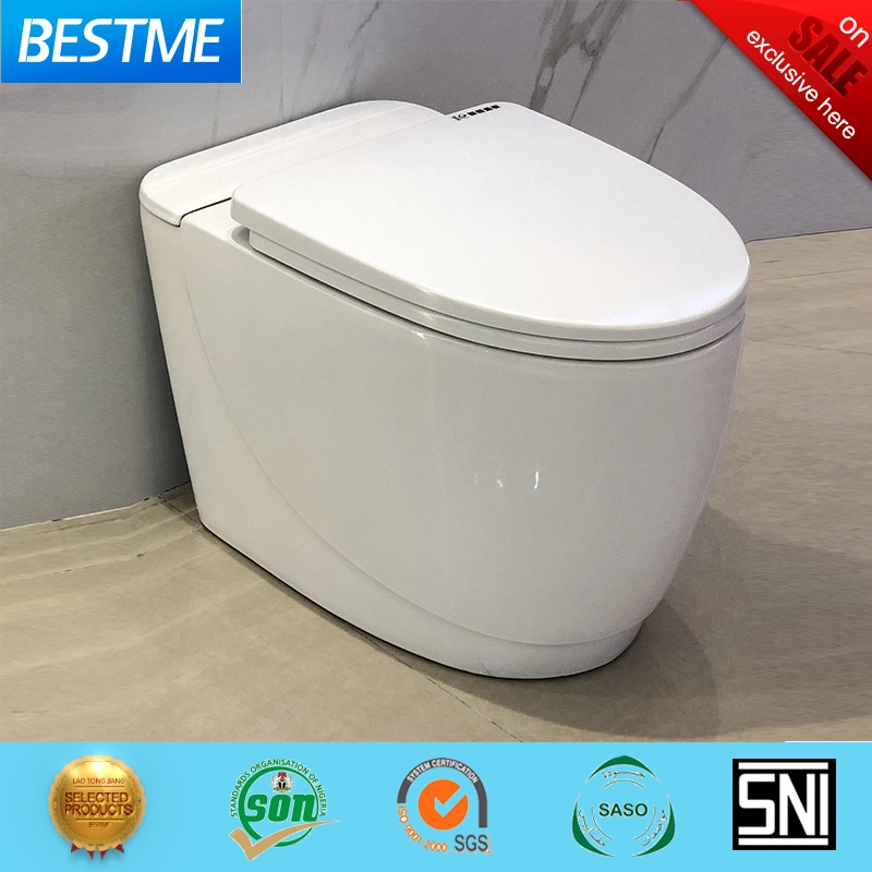 Induction Flush High Level Siphonic Bathroom Pulsating Toilet No Need Water Tank (Ba-5182A)