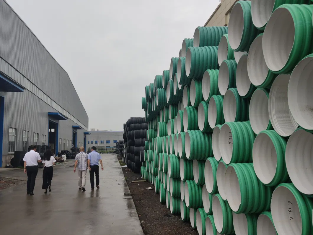 Underground Drain Water HDPE Double Wall Corrugated Pipe