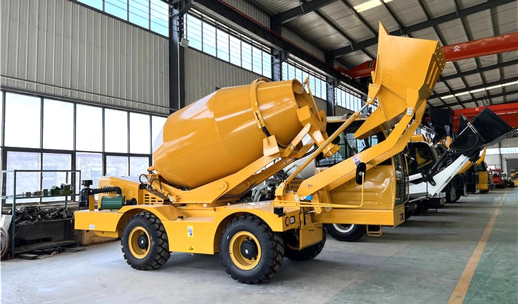 XCMG Official Mobile Concrete Truck Mixer Machine 4m3 Capacity Self Loading Cement Concrete Mixer Price for Sale