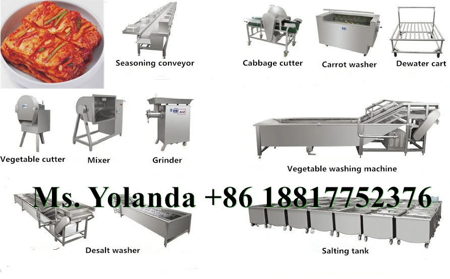 Fully Stainless Steel Kimchi Vegetable Production Line