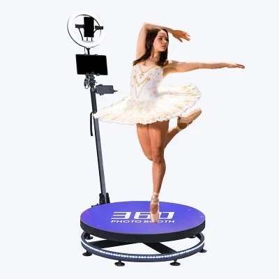100 / 115 Cm Party Slow Rotating Spinning Camera 360 Photobooth
