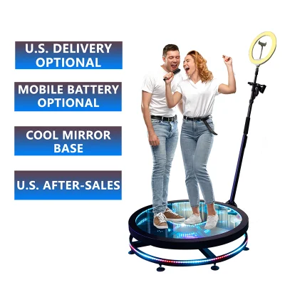Custom Rotating Video Motion Mirror Vogue Wedding 360 Photo Booth