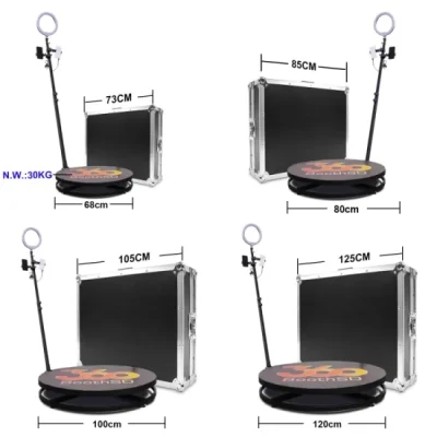 Selfie Magic Mirror Photo Booth 360 Automatic Slow Rotating