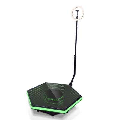 80/100/115cm New Video Camera Portable Portable Automatic Photobooth Automatic Rotating Selfie 360 Degree Photo Booth for Party