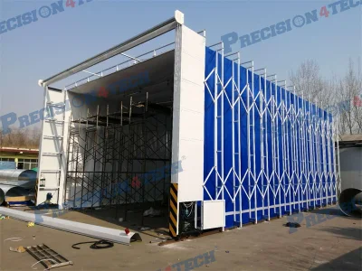 Economy Retractable Spray Booth Paint Booth Car Spray Room Auto Baking Booth Original Factory Produce