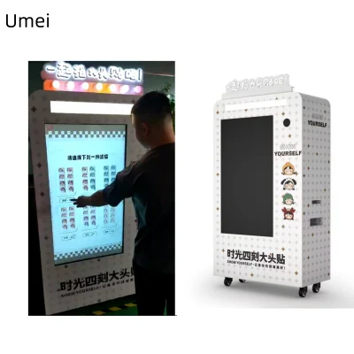 Hot Self Service Photo Booth Machine Print Picture Kiosk Selfie Screen/Selfie Booth Machine