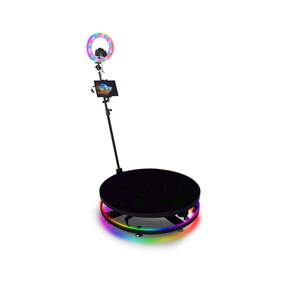 80, 100, 115cm New Party Artifact Portable Automatic Photobooth Rotating Selfie 360 Photo Booth for Wedding