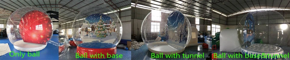 Giant Snow Globe with Bouncer Base for Photo Booth for Christmas Decoration