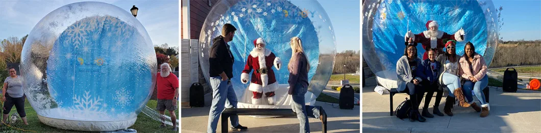 Christmas Inflatable Snow Globe Photo Booth