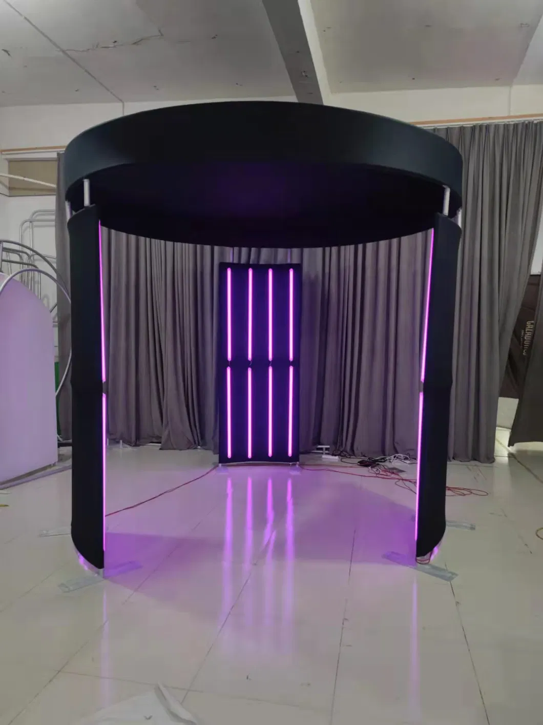 8X8FT 360 Round Photobooth Backdrop with Light