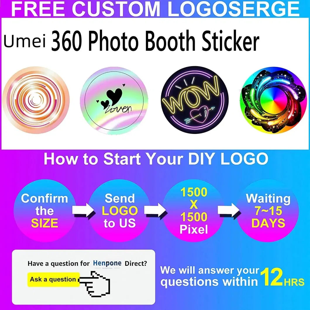 Design 360 Degree Photo Booth 2024 New Adjustable 360 Photo Booth