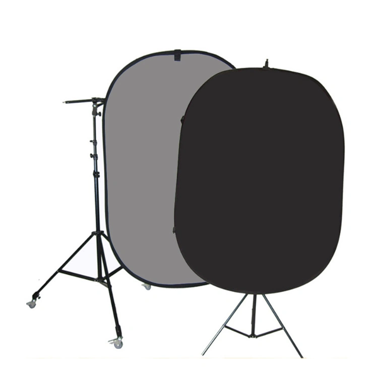 Black and White Double Sides Photo Booth Backdrop