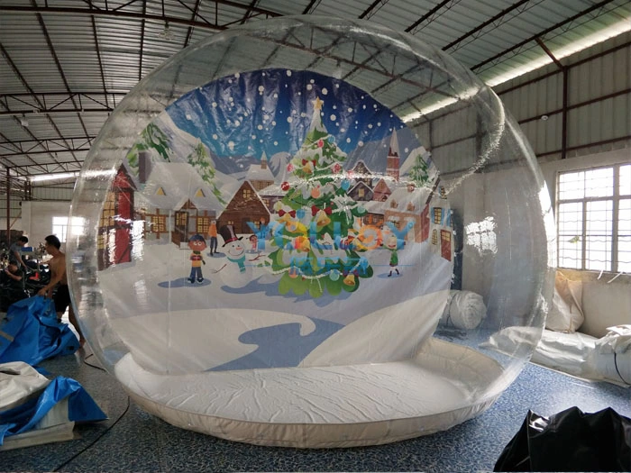 Giant Snow Globe with Bouncer Base for Photo Booth for Christmas Decoration