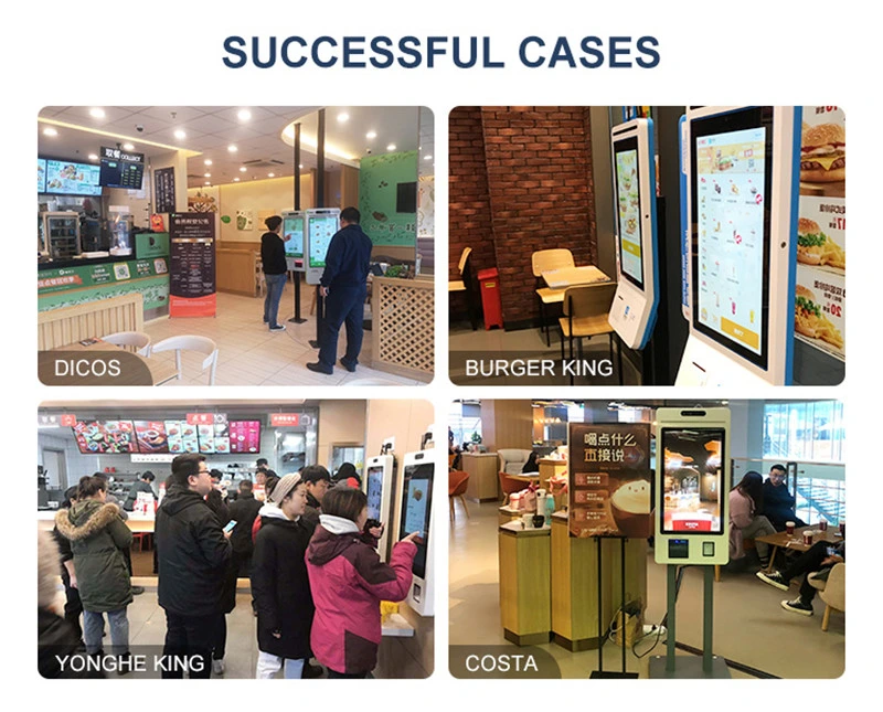 Shopping Mall Advertising Supermarket Application Vending Ticket Dispensing Note Recycling Interactive Kiosk Self Service Payment Kiosk