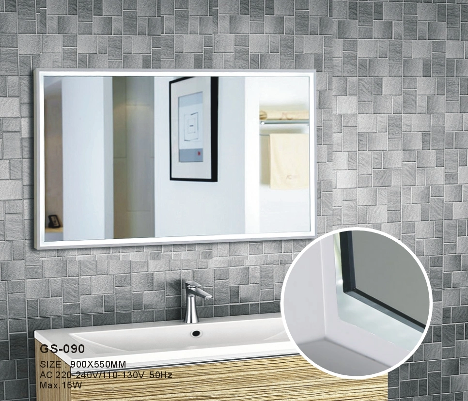 Rustproof Rectangle Modern Wall Home Decorative LED Bathroom Smart Mirror