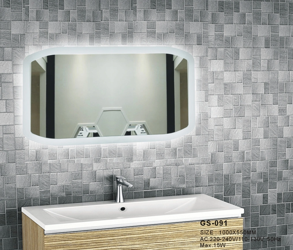 Rustproof Rectangle Modern Wall Home Decorative LED Bathroom Smart Mirror