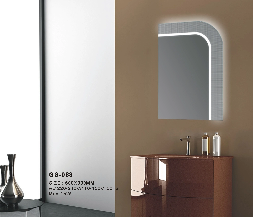 Rustproof Rectangle Modern Wall Home Decorative LED Bathroom Smart Mirror