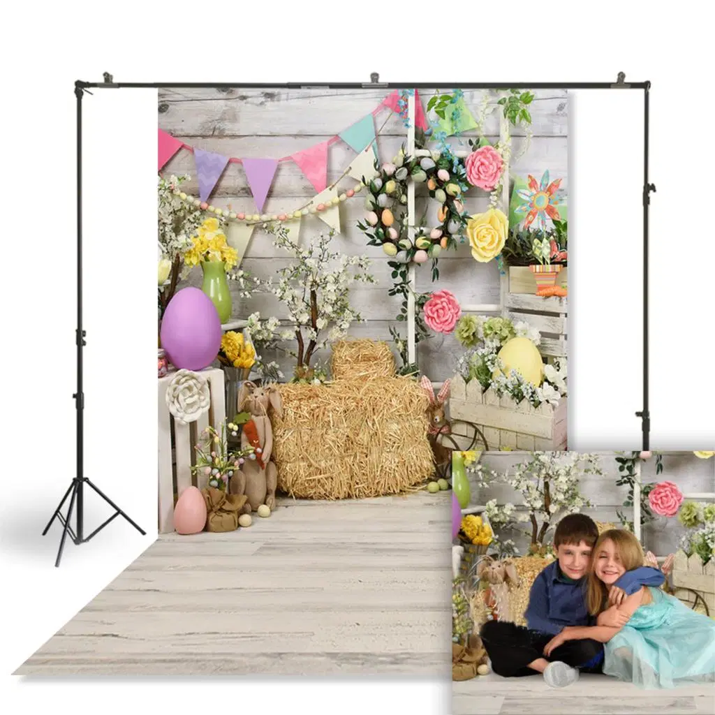 Black and White Double Sides Photo Booth Backdrop