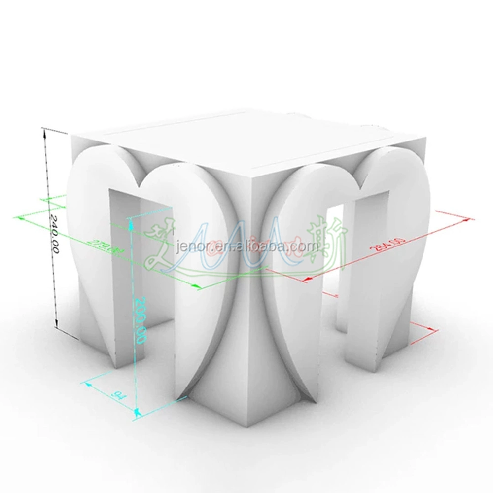 Inflatable Heart Photo Booth with LED Light for Wedding Valentine&prime;s Day Decoration or Rental