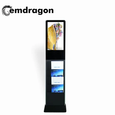  Photo Booth Kiosco 22 pulgadas de soporte de suelo con Android/Windows/Solo Carteles de publicidad Descargar reproductor Ad Montaje en Pared Tablet