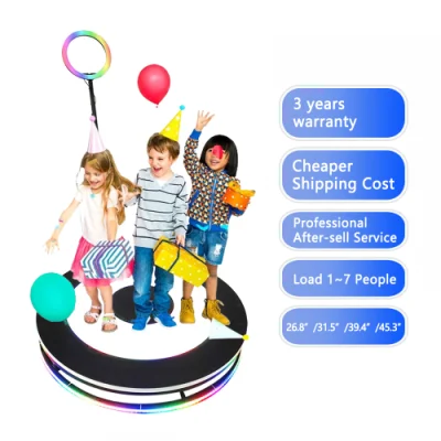  Dropshipping pantalla verde en Tiempo Real 360 Foto 360 Video Stand el stand 360 Spinner 80cm 2-3 personas