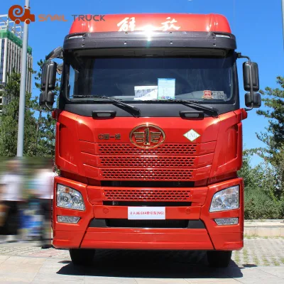  Descuento en la venta a precios muy bajos Cámara trasera de 360 grados China usó camión de tractores FAW Jh6 GNC 380HP para el puerto Logística