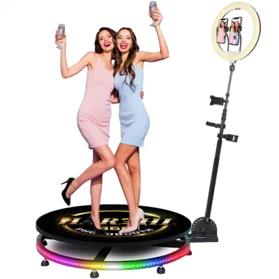  100cm Full Metal automático a cámara lenta 360 Photo Booth para Fiesta de boda