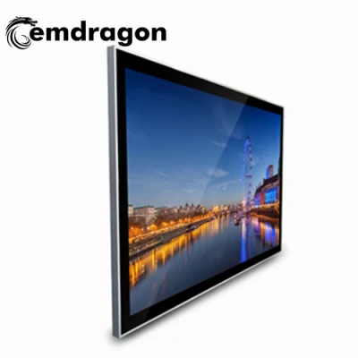  Reproductor de la publicidad de infrarrojos ultra delgado de montaje en pared de 32 pulgadas LCD, reproductor de Ad FHD Digital Photo Frame Ad Jugador de la norma ISO9001 LCD Digital Signage