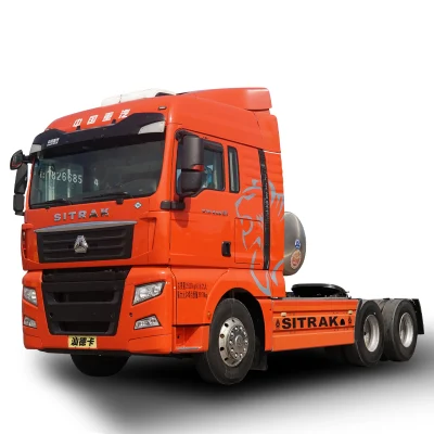  Excelente relación calidad-precio Cámara trasera de 360 grados de alto par Sinotruk Sitrak G7 LNG 440HP 480hp 510hp tractor para ventas