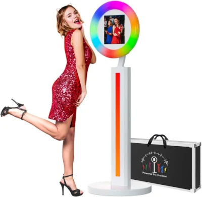  IPad stand fotográfico portátil para las partes con anillo de luz