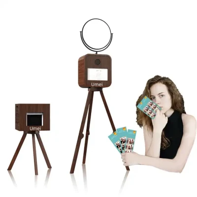 Máquinas expendedoras de belleza máquina fotocélula fotocélula de boda espejo digital Stand 1 años de garantía