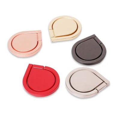  360 rotación Foldable Metal Soporte de teléfono Gillas de anillo, soporte de anillo para los accesorios de teléfono celular