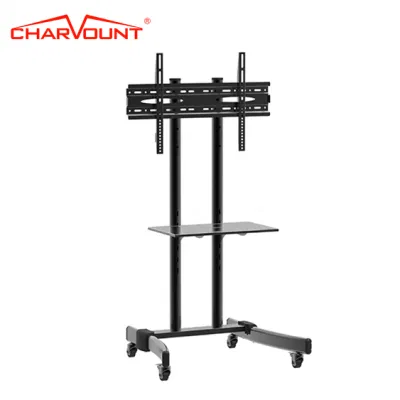  Gire el soporte de TV económica 360 para 30&quot;-63&quot;, el soporte giratorio para TV Carro (FTVS CT-T115)