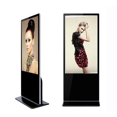  El soporte de suelo 43&prime;&prime;49&prime;&prime;55&prime;&prime; 65&quot; vertical interior Tótem de señalización digital LCD de pantalla táctil WiFi publicidad