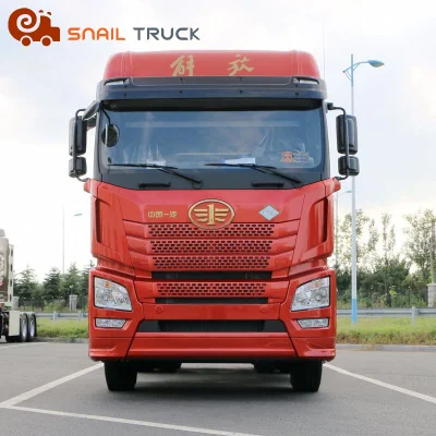  Entrega fiable de carga en el mar Cámara trasera de 360 grados tractor usado Camión usado 6X4 usado FAW camión cabeza Precio