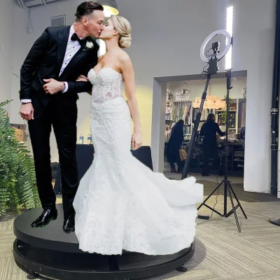 Frmzx-034 Wholesale 80/110/115cm Eight-Speed escala inteligente de control de velocidad de 360 Stand portátil de fotos de boda