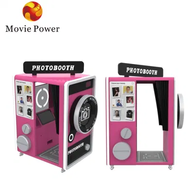  Foto personalizable Booth Shell espejo instantáneo Foto Booth Imprimir imagen Máquina expendedora con procesamiento de pagos